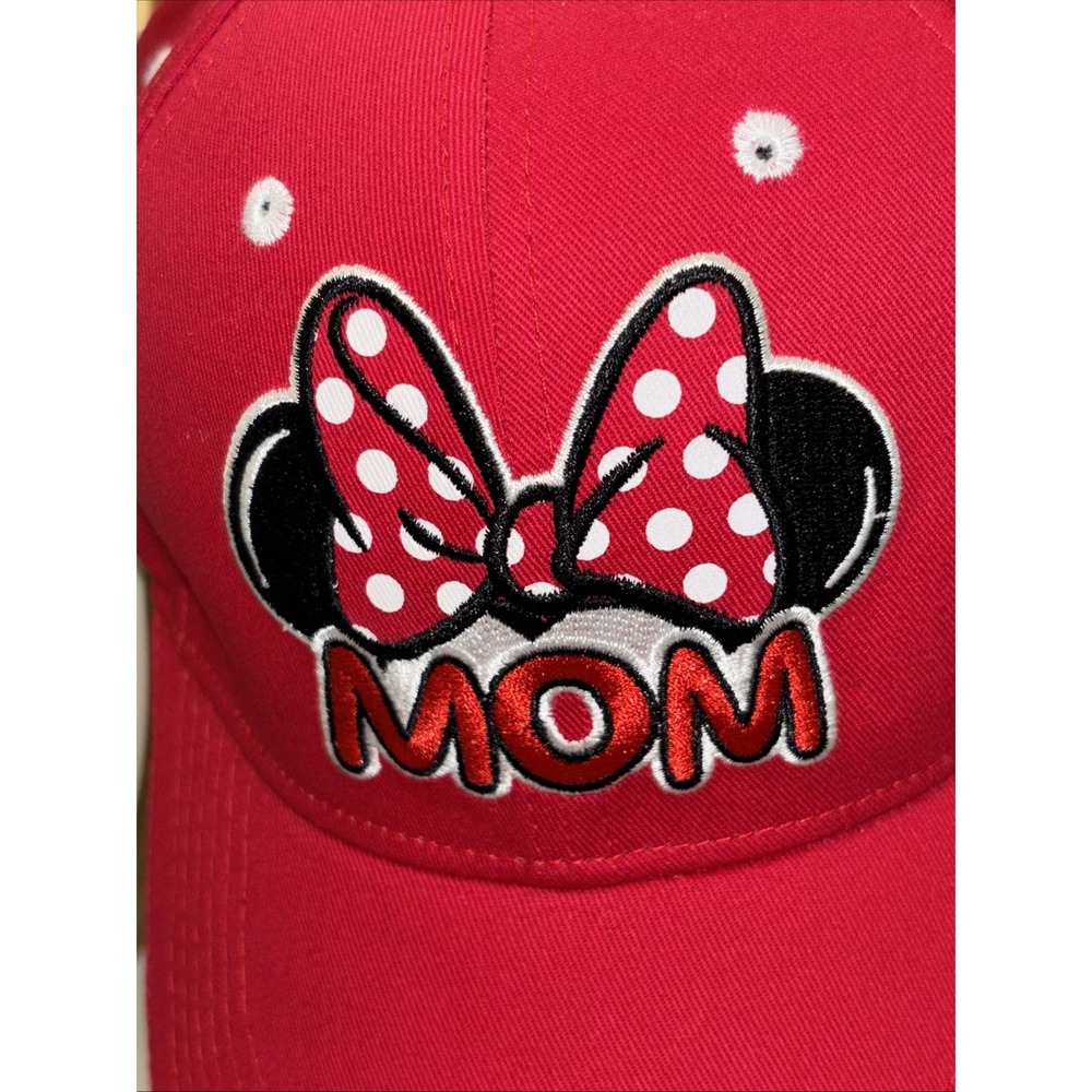 Disney Minnie Mouse Mom Baseball Cap Disneycore Theme Park Ready Family Style - Picture 2 of 6